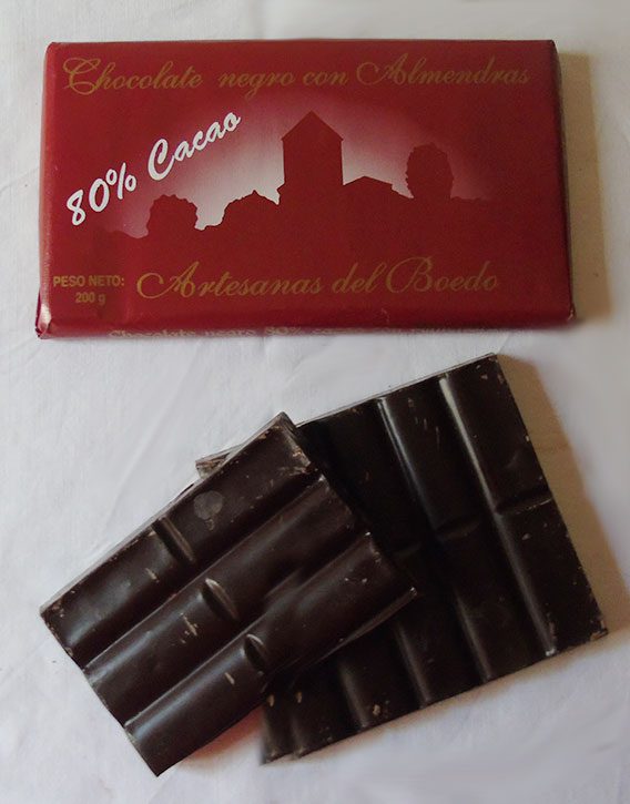 Chocolate Negro con Almendras Artesanas del Boedo